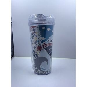 NEW 2015 Royal Caribbean Coca Cola Soda Cup Tumbler w/ Lid *Sealed*